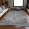 Piper Looms Mayfield Oriental AMF658 Gray Machine Washable Area Rug Lifestyle Image Feature