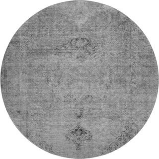 Piper Looms Mayfield Oriental AMF658 Gray Machine Washable Area Rug Round Main Image