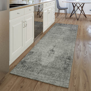Piper Looms Mayfield Oriental AMF658 Gray Machine Washable Area Rug Runner Lifestyle Image Feature