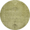 Piper Looms Mayfield Oriental AMF658 Khaki Machine Washable Area Rug Round Main Image