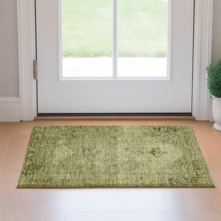 Piper Looms Mayfield Oriental AMF658 Khaki Machine Washable Area Rug Scatter Lifestyle Image Feature