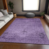 Piper Looms Mayfield Oriental AMF658 Purple Machine Washable Area Rug Lifestyle Image Feature