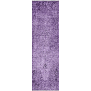 Piper Looms Mayfield Oriental AMF658 Purple Machine Washable Area Rug Runner Main Image