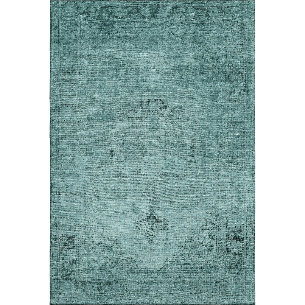 Piper Looms Mayfield Oriental AMF658 Teal Machine Washable Area Rug main image