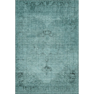 Piper Looms Mayfield Oriental AMF658 Teal Machine Washable Area Rug main image