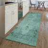 Piper Looms Mayfield Oriental AMF658 Teal Machine Washable Area Rug Runner Lifestyle Image Feature