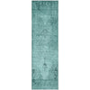 Piper Looms Mayfield Oriental AMF658 Teal Machine Washable Area Rug Runner Main Image