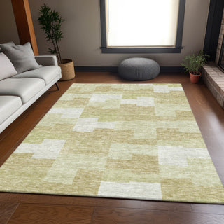 Piper Looms Mayfield Geometric AMF659 Beige Machine Washable Area Rug Lifestyle Image Feature