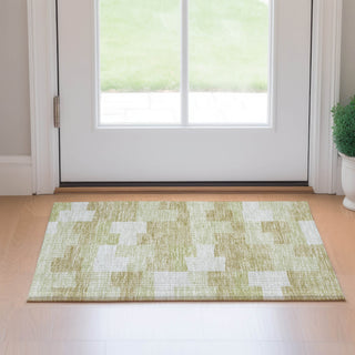 Piper Looms Mayfield Geometric AMF659 Beige Machine Washable Area Rug Scatter Lifestyle Image Feature