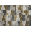 Piper Looms Mayfield Geometric AMF659 Brown Machine Washable Area Rug Scatter Main Image