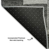 Piper Looms Mayfield Geometric AMF659 Gray Machine Washable Area Rug Backing Image