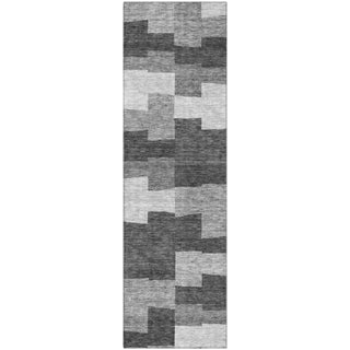 Piper Looms Mayfield Geometric AMF659 Gray Machine Washable Area Rug Runner Main Image