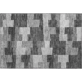 Piper Looms Mayfield Geometric AMF659 Gray Machine Washable Area Rug Scatter Main Image