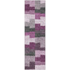 Piper Looms Mayfield Geometric AMF659 Merlot Machine Washable Area Rug Runner Main Image