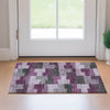 Piper Looms Mayfield Geometric AMF659 Merlot Machine Washable Area Rug Scatter Lifestyle Image Feature