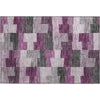 Piper Looms Mayfield Geometric AMF659 Merlot Machine Washable Area Rug Scatter Main Image