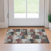 Piper Looms Mayfield Geometric AMF659 Paprika Machine Washable Area Rug Scatter Lifestyle Image Feature