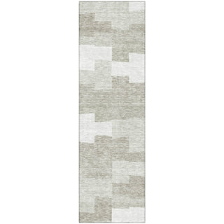 Piper Looms Mayfield Geometric AMF659 Taupe Machine Washable Area Rug Runner Main Image