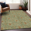 Piper Looms Mayfield Floral AMF660 Aloe Machine Washable Area Rug Lifestyle Image Feature