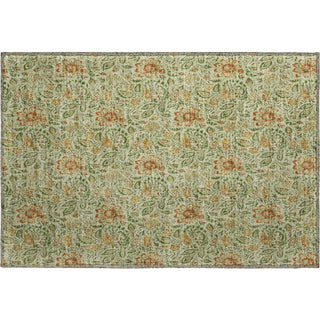 Piper Looms Mayfield Floral AMF660 Aloe Machine Washable Area Rug Scatter Main Image