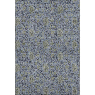 Piper Looms Mayfield Floral AMF660 Denim Machine Washable Area Rug main image