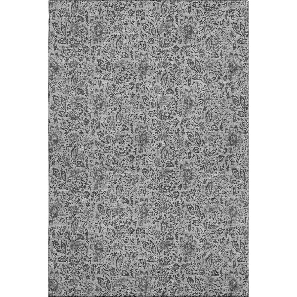 Piper Looms Mayfield Floral AMF660 Gray Machine Washable Area Rug main image