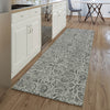 Piper Looms Mayfield Floral AMF660 Gray Machine Washable Area Rug Runner Lifestyle Image Feature