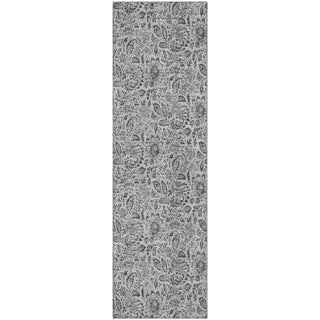 Piper Looms Mayfield Floral AMF660 Gray Machine Washable Area Rug Runner Main Image