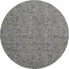 Piper Looms Mayfield Floral AMF660 Khaki Machine Washable Area Rug Round Main Image