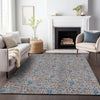Piper Looms Mayfield Floral AMF660 Mocha Machine Washable Area Rug Lifestyle Image Feature