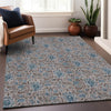 Piper Looms Mayfield Floral AMF660 Mocha Machine Washable Area Rug Lifestyle Image Feature