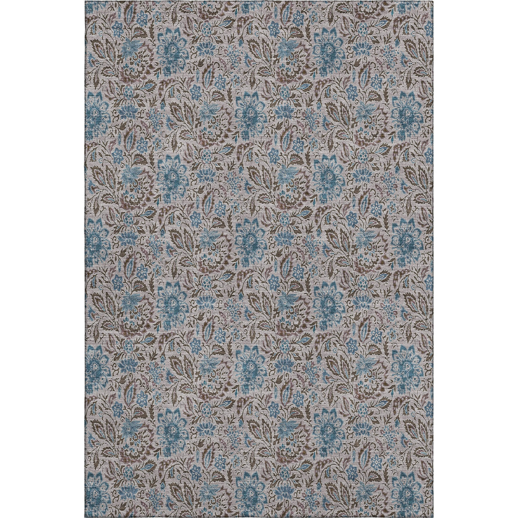 Piper Looms Mayfield Floral AMF660 Mocha Machine Washable Area Rug main image
