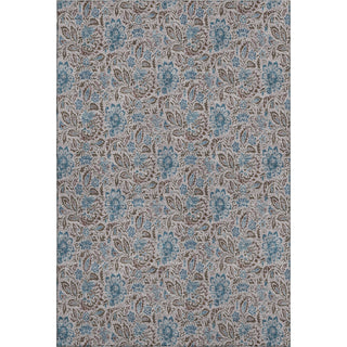 Piper Looms Mayfield Floral AMF660 Mocha Machine Washable Area Rug main image