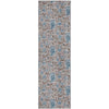 Piper Looms Mayfield Floral AMF660 Mocha Machine Washable Area Rug Runner Main Image