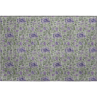 Piper Looms Mayfield Floral AMF660 Olive Machine Washable Area Rug Scatter Main Image