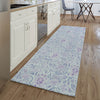Piper Looms Mayfield Floral AMF660 Sky Machine Washable Area Rug Runner Lifestyle Image Feature