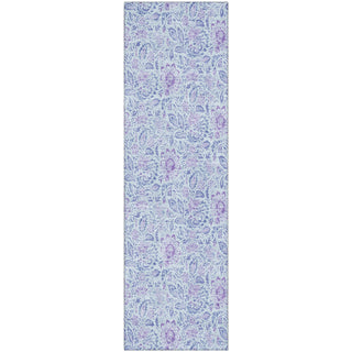Piper Looms Mayfield Floral AMF660 Sky Machine Washable Area Rug Runner Main Image