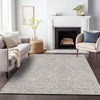Piper Looms Mayfield Floral AMF660 Taupe Machine Washable Area Rug Lifestyle Image Feature