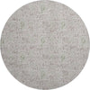 Piper Looms Mayfield Floral AMF660 Taupe Machine Washable Area Rug Round Main Image