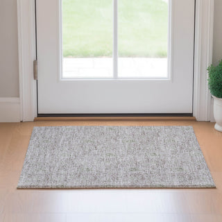 Piper Looms Mayfield Floral AMF660 Taupe Machine Washable Area Rug Scatter Lifestyle Image Feature