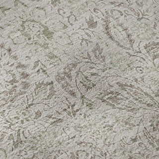 Piper Looms Mayfield Floral AMF660 Taupe Machine Washable Area Rug Swatch Image