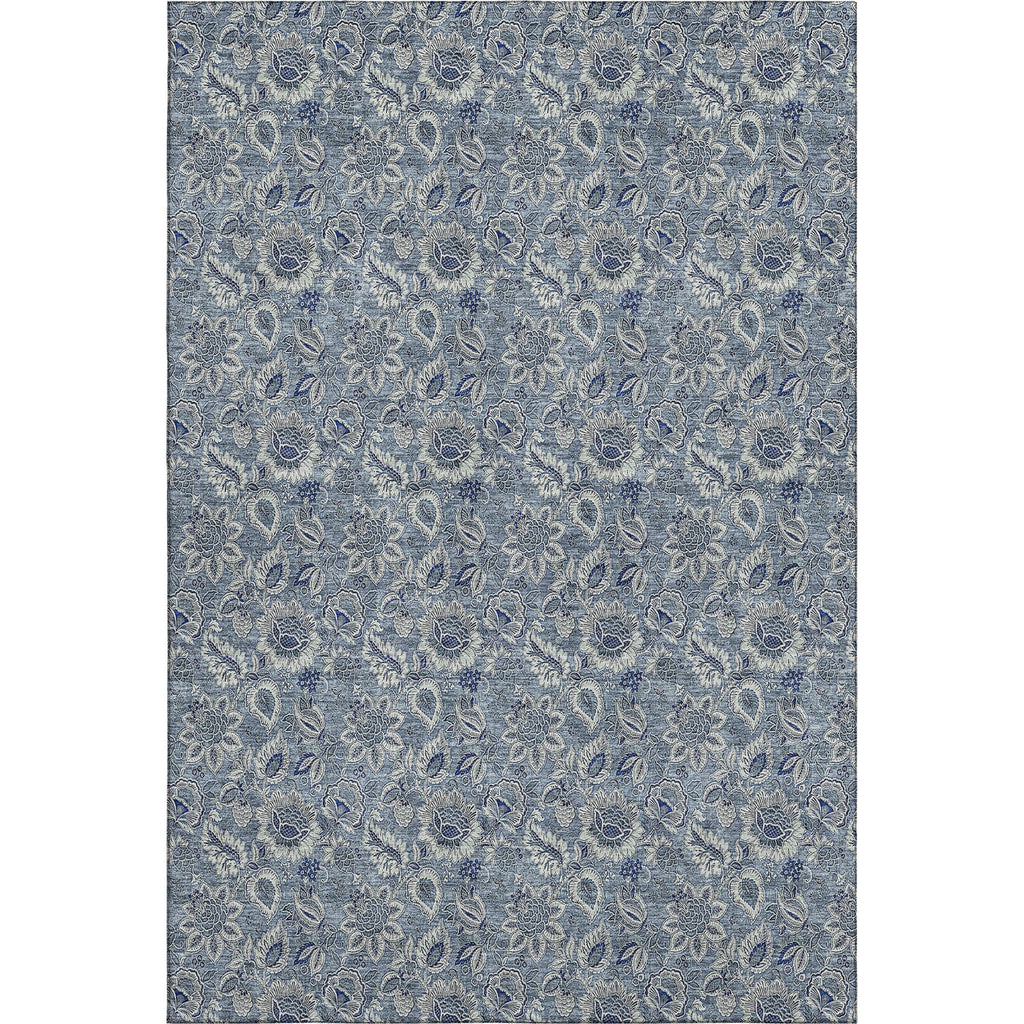 Piper Looms Mayfield Floral AMF661 Blue Machine Washable Area Rug main image