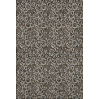 Piper Looms Mayfield Floral AMF661 Chocolate Machine Washable Area Rug main image