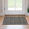 Piper Looms Mayfield Floral AMF661 Chocolate Machine Washable Area Rug Scatter Lifestyle Image Feature
