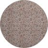 Piper Looms Mayfield Floral AMF661 Copper Machine Washable Area Rug Round Main Image