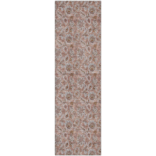 Piper Looms Mayfield Floral AMF661 Copper Machine Washable Area Rug Runner Main Image
