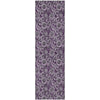 Piper Looms Mayfield Floral AMF661 Eggplant Machine Washable Area Rug Runner Main Image