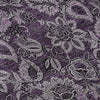 Piper Looms Mayfield Floral AMF661 Eggplant Machine Washable Area Rug Swatch Image