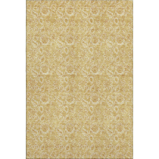 Piper Looms Mayfield Floral AMF661 Gold Machine Washable Area Rug main image
