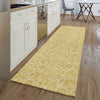 Piper Looms Mayfield Floral AMF661 Gold Machine Washable Area Rug Runner Lifestyle Image Feature